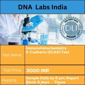 Immunohistochemistry E-Cadherin (ECAD) Test cost Submit tumor tissue in 10% Formal-saline OR Formalin fixed paraffin embedded block. Ship at room temperature. Provide a copy of the Histopathology report