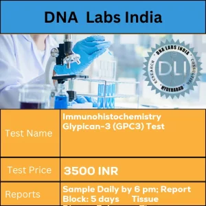 Immunohistochemistry Glypican-3 (GPC3) Test cost Submit tumor tissue in 10% Formal-saline OR Formalin fixed paraffin embedded block. Ship at room temperature. Provide a copy of the Histopathology report