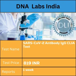 SARS-CoV-2 Antibody IgG CLIA Test cost 3 mL (1 mL min.) serum from 1 SST. Ship refrigerated or frozen. Duly filled Covid-19 Antibody Test Form (Form 45) is mandatory. INR in India