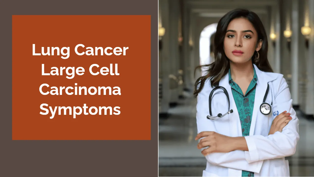 Large Cell Carcinoma Lung Cancer: Symptoms, Diagnosis, and Treatment