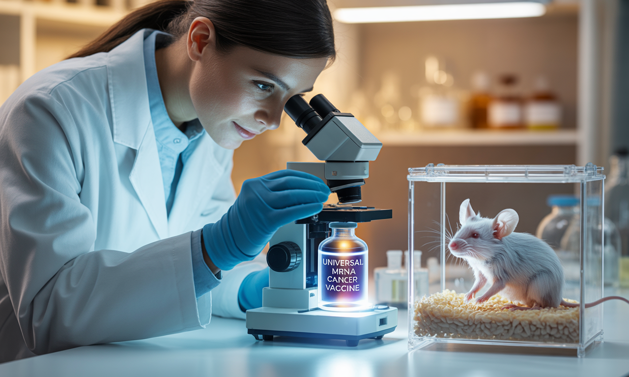 Universal mRNA Cancer Vaccine Shows Tumor Elimination in Preclinical Models