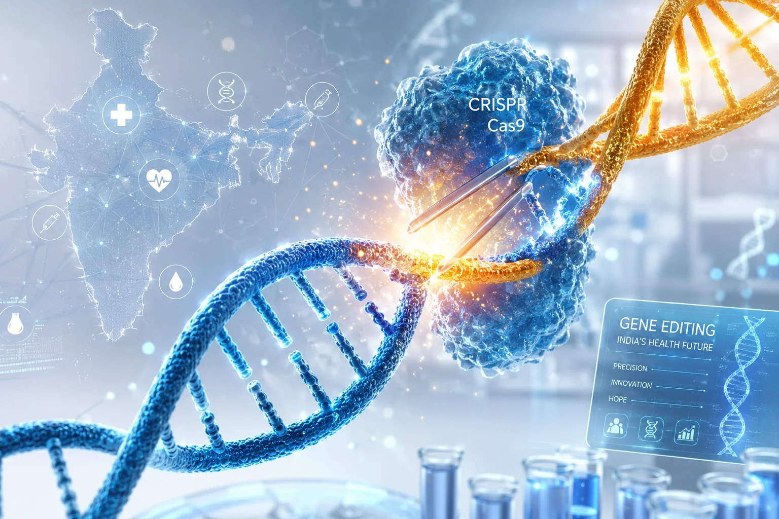 CRISPR Gene Editing: Clinical Applications and Impact on Indian Healthcare