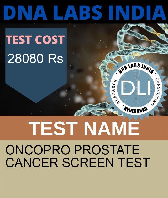 ONCOPRO PROSTATE CANCER SCREEN Test