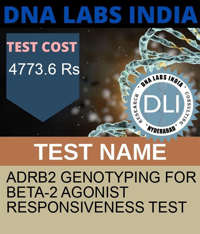 ADRB2 GENOTYPING FOR BETA-2 AGONIST RESPONSIVENESS Test