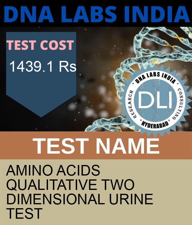 AMINO ACIDS QUALITATIVE TWO DIMENSIONAL URINE Test