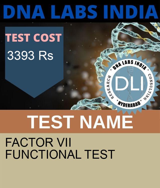 What is FACTOR VII FUNCTIONAL Test