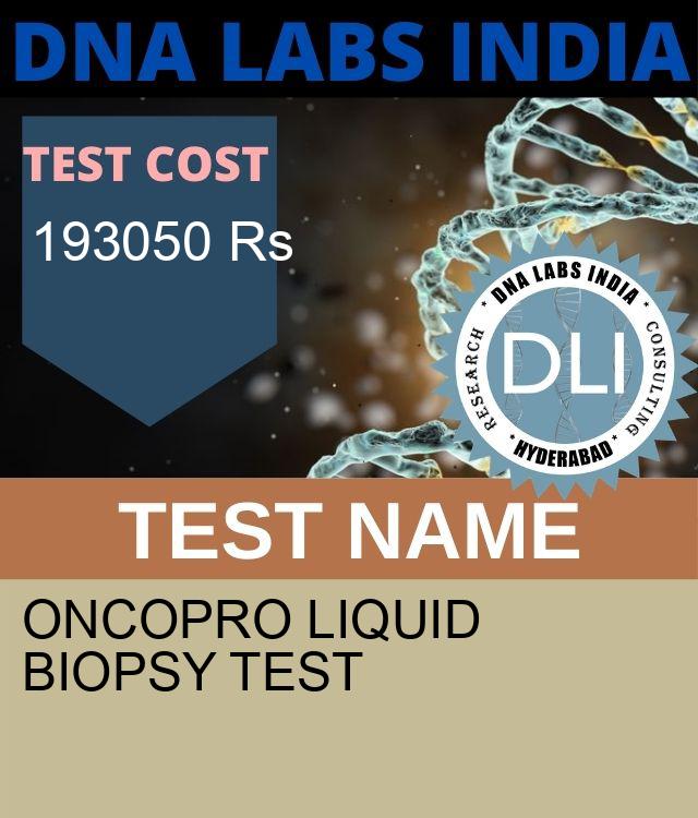ONCOPRO LIQUID BIOPSY Test
