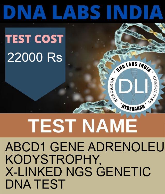 ABCD1 Gene Adrenoleukodystrophy, x-linked NGS Genetic DNA Test