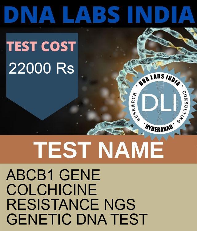 ABCB1 Gene Colchicine resistance NGS Genetic DNA Test