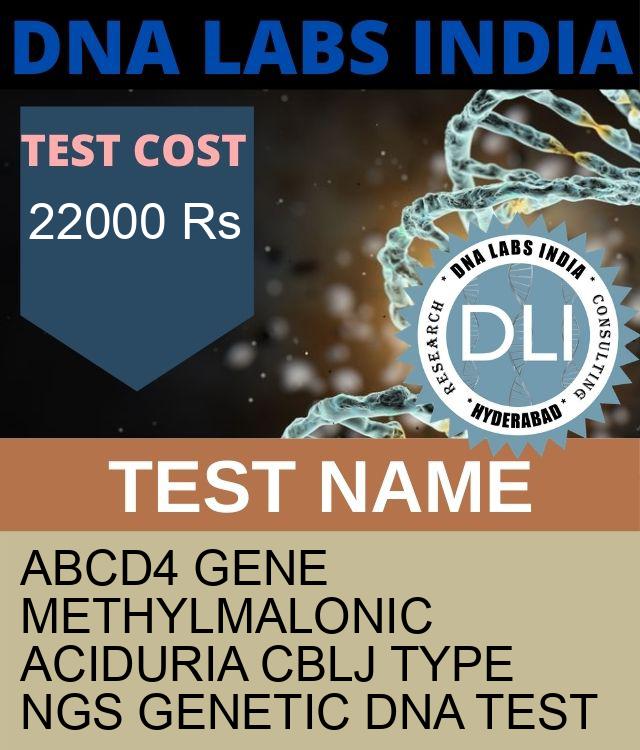 ABCD4 Gene Methylmalonic aciduria CblJ type NGS Genetic DNA Test