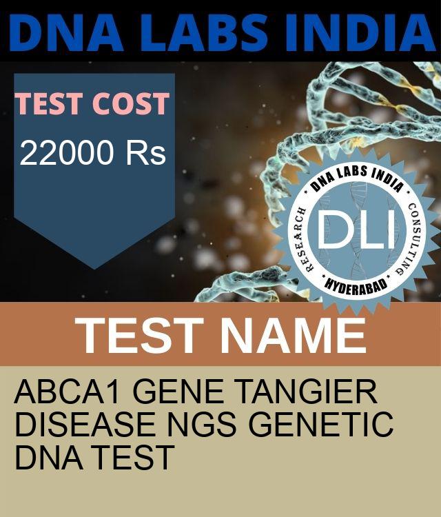 ABCA1 Gene Tangier disease NGS Genetic DNA Test