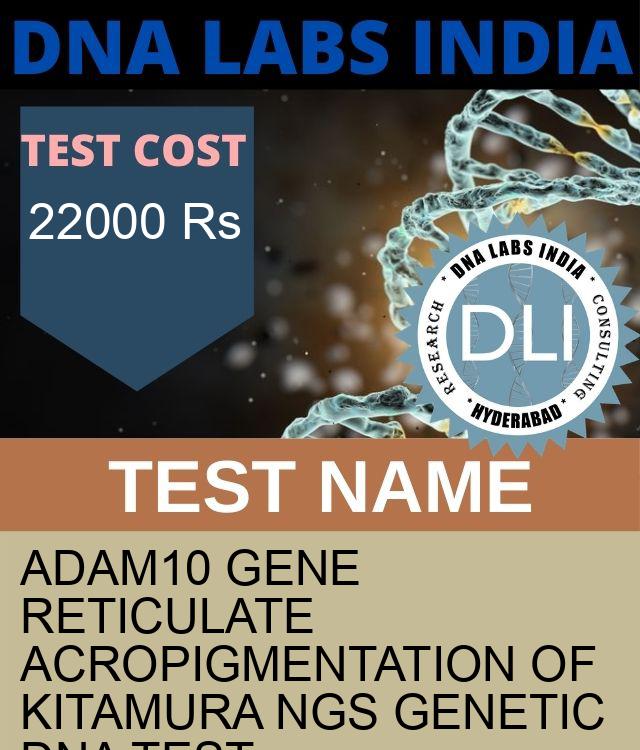 ADAM10 Gene Reticulate acropigmentation of Kitamura NGS Genetic DNA Test