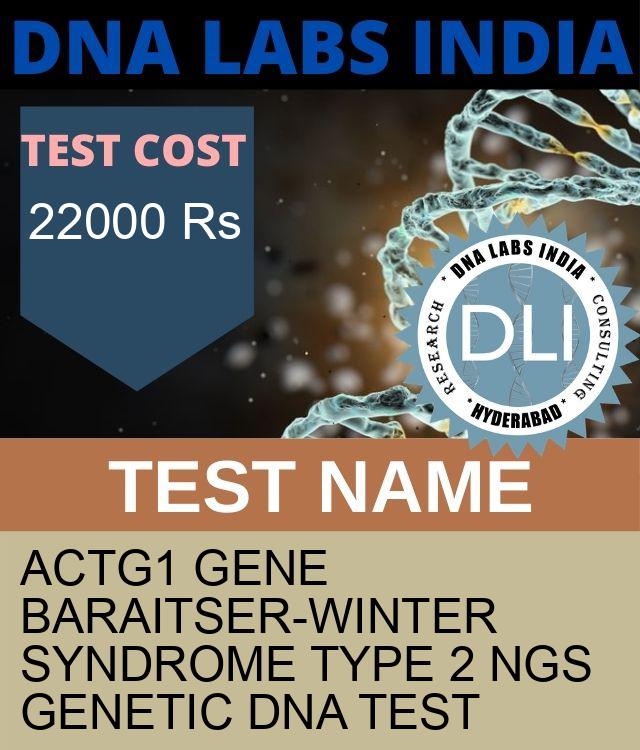 ACTG1 Gene Baraitser-Winter syndrome type 2 NGS Genetic DNA Test