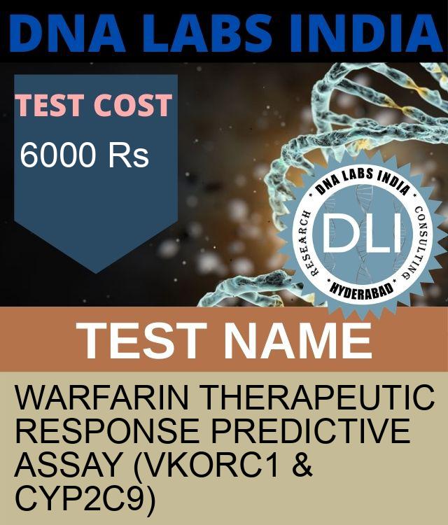 Warfarin therapeutic response predictive Assay (VKORC1 & CYP2C9)