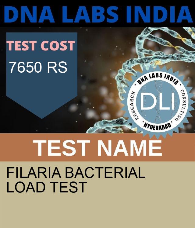 Filaria Bacterial Load Test