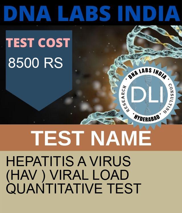 Hepatitis A Virus (HAV ) Viral Load Quantitative Test