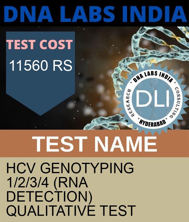 HCV Genotyping 1/2/3/4 (RNA Detection) Qualitative Test