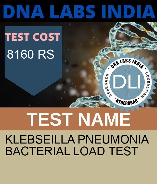 Klebseilla Pneumonia Bacterial Load Test
