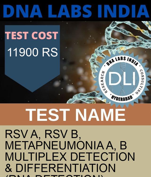 RSV A, RSV B, Metapneumonia A, B Multiplex Detection & Differentiation (RNA Detection) Qualitative Test