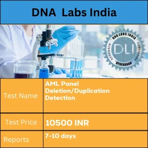 AML Panel Deletion/Duplication Detection cost Bone marrow / Peripheral blood (Transport immediately) INR in India